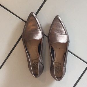 Metallic Vince Camuto Loafers
